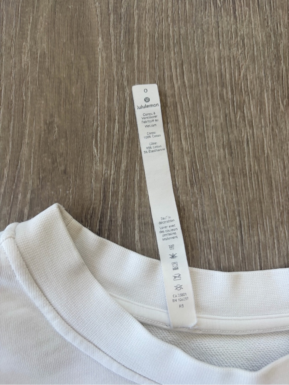 lululemon athletica White Women's Sweatshirt